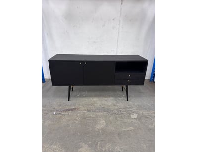 Entertainment Unit, Double Door, Double Drawer, De...