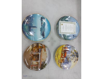 COLLECTION OF FOUR COMMEMORATIVE PORCELAIN PLATES
...
