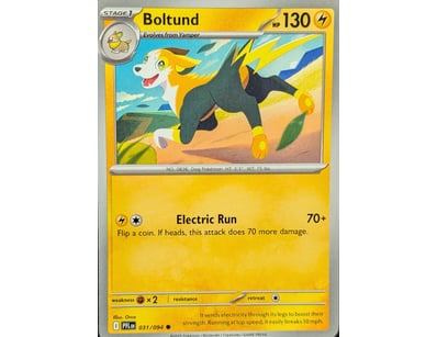 POKÉMON TCG BOLTUND STAGE 1 CARD 031/094 - SCARLET...