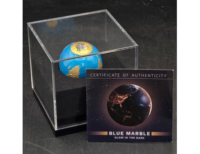 BARBADOS 2023 BLUE MARBLE "GLOW IN THE DARK" 5 DOL...