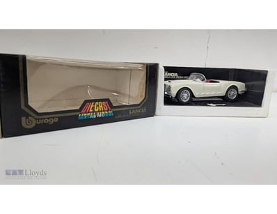 BURAGO DIECAST 1955 LANCIA AURELIA B24 SPIDER MODE...