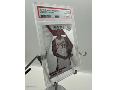 LEBRON JAMES 2019/20 PANINI MOSAIC MVP PSA 10 GEM ...