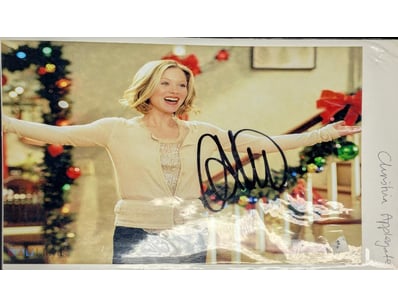 SIGNED CHRISTINE APPLEGATE WITH CERTIFICATE OF AUT...