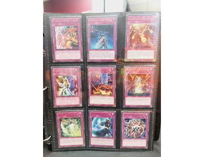 YU-GI-OH! BINDER COLLECTION LOT - HOLOGRAPHIC MONS...