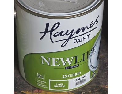 Haymes paint, new life, premium, exterior, low she...