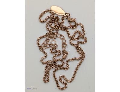 COLLECTION OF 2MM ROSE GOLD COLOURED BELCHER CHAIN...