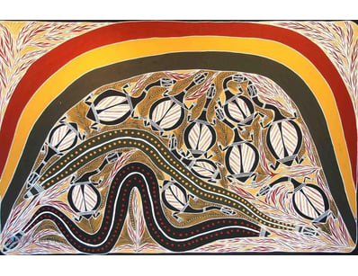 CHARLIE DJURRITJINI (1952 - )

Original Acrylic ...