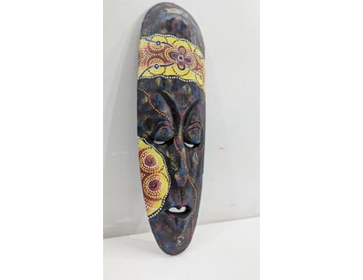TORRES STRAIT TIMBER MASK

Item Size: Height: 51...
