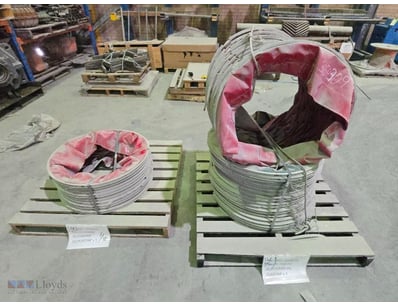 Industrial spiral chutes/ducts in galvanized steel...