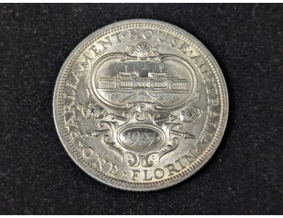 1927 AUSTRALIAN PARLIAMENT HOUSE FLORIN

Conditi...
