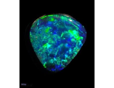 1.8 CARATS BLACK OPAL DOUBLET FROM LIGHTNING RIDGE...