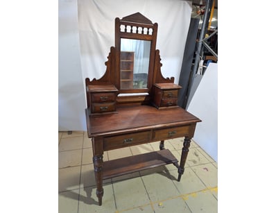 Dresser Table, Timber Style, Brown Finish 

Dimens...