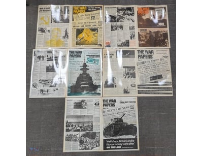 THE WAR PAPERS -  NEWSPAPER COLLECTION SERIES

Ite...