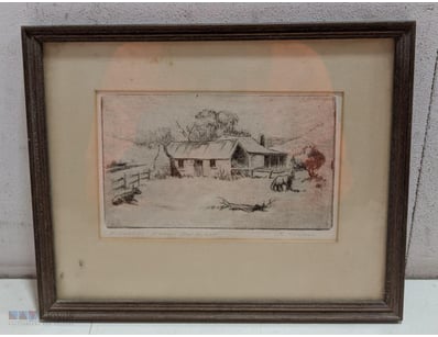 PIONEER FARM, BATHURST - ETCHING BY R. ROMANO

Ite...