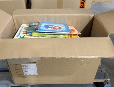 Bulk lot of books and educational materials contai...