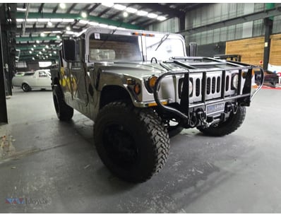 <b>1987 AM General Humvee H1 - Silver - 28,378 Mil...