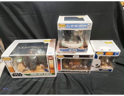 STAR WARS FUNKO POP COLLECTION - FIVE DELUXE FIGUR...