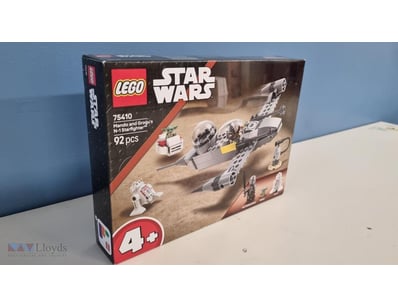 LEGO STAR WARS 75410 MANDO AND GROGU'S N-1 STARFIG...