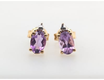 9CT YELLOW GOLD AMETHYST EARRINGS


583010+71
...