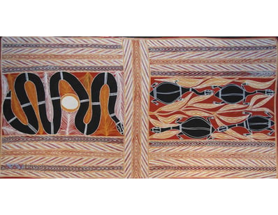 CHARLIE DJURRITJINI (1952 - )

Original Acrylic ...