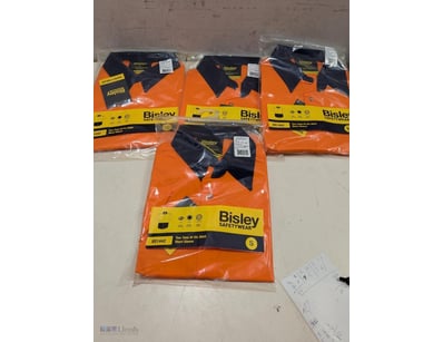Bisley Two Tone Hi Vis Safety Shirts (BS1442) in o...