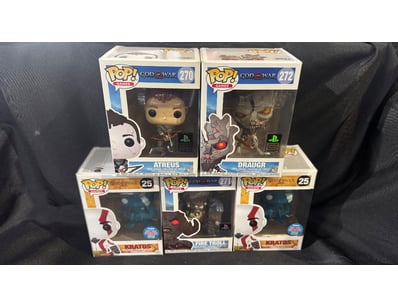 GOD OF WAR FUNKO POP COLLECTIBLE FIGURES SET (5 PI...