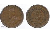 240 · 1923 AUSTRALIA KGV ONE PENNY SCARCE 311236+43
