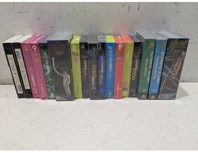 Comprehensive VHS collection documenting the 2000 ...
