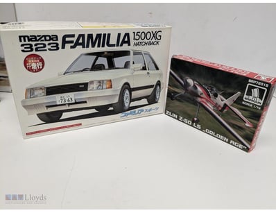 VINTAGE JAPANESE MODEL KIT COLLECTION - MAZDA 323 ...