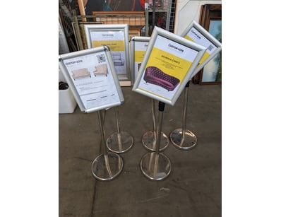 Lot of 5 adjustable display stands

Sold As Lot
...
