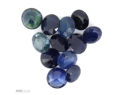 5.41CT TSW, X 12 NATURAL CORUNDUM SAPPHIRES     

...