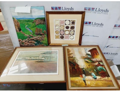 ASSORTED FRAMWD PAINTINGS AND ARTWORK

Condition: ...