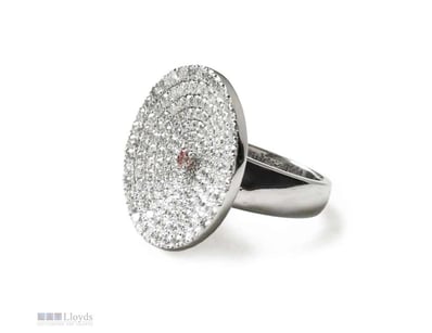 INTENSE PINK DIAMOND ARGYLE AND WHITE DIAMOND COCK...