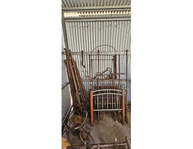 Assorted Antique Bed Frames, Metal Construction

S...