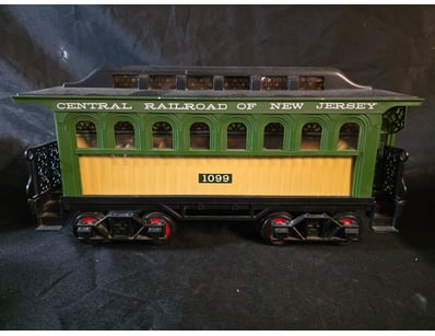 CENTRAL RAILROAD OF NEW JERSEY PASSENGER CAR #1099...
