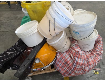 Assorted lot of restaurant items including mobile ...
