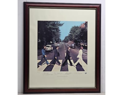 THE BEATLES ABBEY ROAD LIMITED EDITION LITHOGRAPHI...