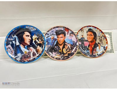 COLLECTION OF BRADFORD EXCHANGE PORCELAIN PLATES O...