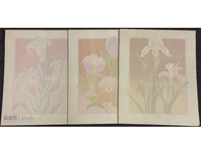 DENNIS HARRIS

Three Pressed Lithograph On Paper

...