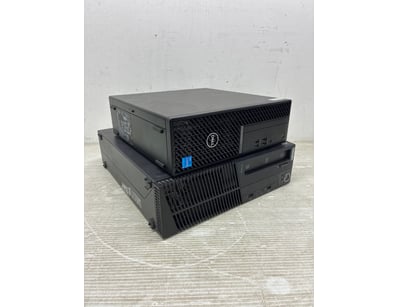Lot comprised of two compact desktop computers Inc...