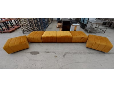 Camel Brown Ottoman Set – Stylish and versatile up...