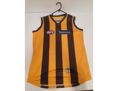 HAWKS JERSEY

Afl Hawks Jersey With 1902 On The Ba...