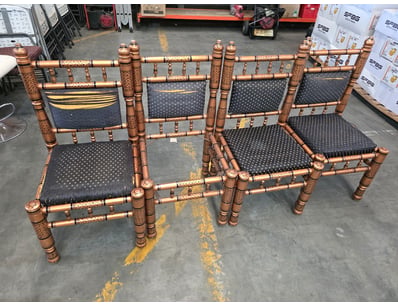 4x Traditional Indian Sankheda-style Chair

Appr...