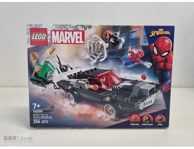 LEGO MARVEL SPIDER-MAN VS. VENOM MUSCLE CAR SET 76...