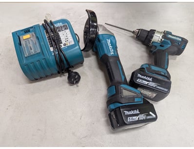 Power tools, Makita, drill, grinder, battery charg...