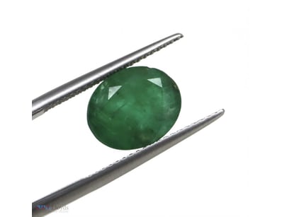 3.42CT NATURAL ZAMBIAN EMERALD     

Oval Faceted ...
