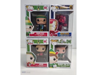 FUNKO POP VINYL FIGURE COLLECTION - ELF & MARVEL A...