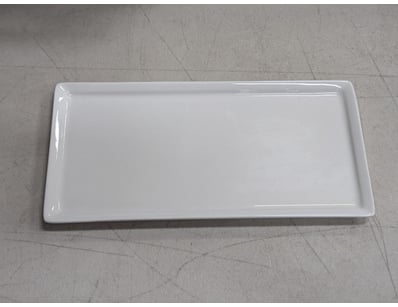 Serving platters, white ceramic, 29x14cm

SOLD A...