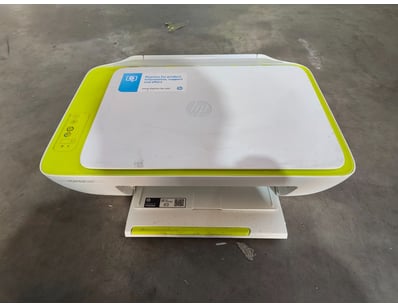 HP DeskJet 2135 all-in-one inkjet printer in lime ...