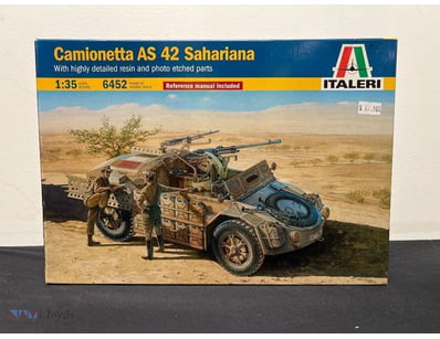 ITALERI CAMIONETTA AS 42 SAHARIANA

Condition: Goo...